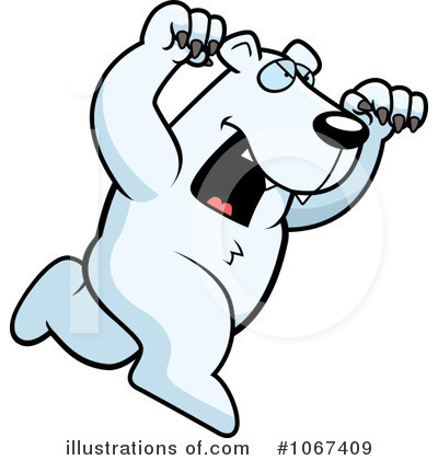 Polar Bear Clipart #1067409 by Cory Thoman