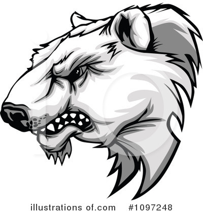 Royalty-Free (RF) Polar Bear Clipart Illustration by Chromaco - Stock Sample #1097248
