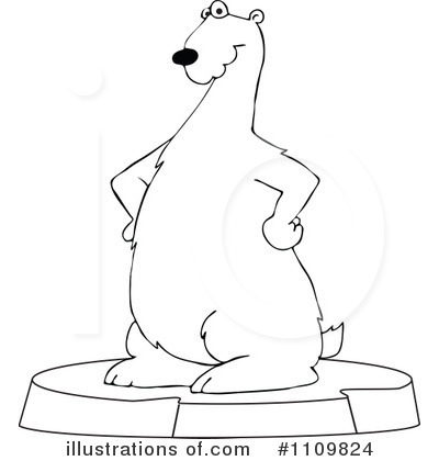 Royalty-Free (RF) Polar Bear Clipart Illustration by djart - Stock Sample #1109824
