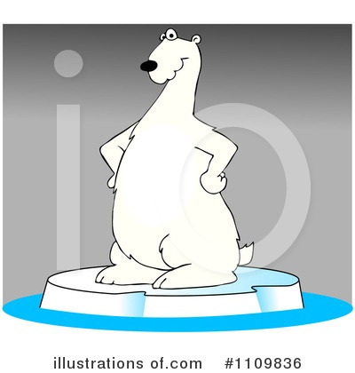 Royalty-Free (RF) Polar Bear Clipart Illustration by djart - Stock Sample #1109836