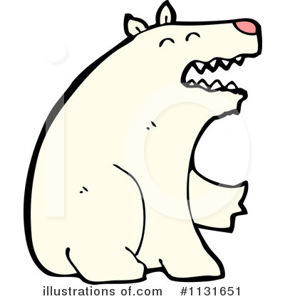 Royalty-Free (RF) Polar Bear Clipart Illustration by lineartestpilot - Stock Sample #1131651