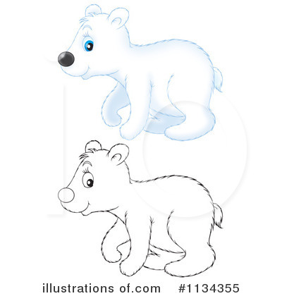 Royalty-Free (RF) Polar Bear Clipart Illustration by Alex Bannykh - Stock Sample #1134355