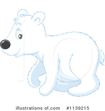 Polar Bear Clipart #1139215 by Alex Bannykh
