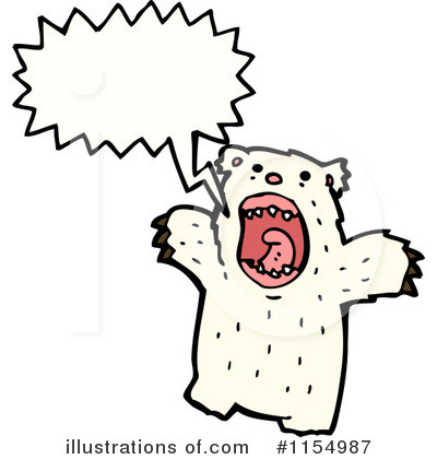 Royalty-Free (RF) Polar Bear Clipart Illustration by lineartestpilot - Stock Sample #1154987