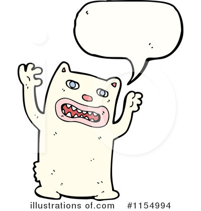 Royalty-Free (RF) Polar Bear Clipart Illustration by lineartestpilot - Stock Sample #1154994