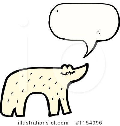 Royalty-Free (RF) Polar Bear Clipart Illustration by lineartestpilot - Stock Sample #1154996