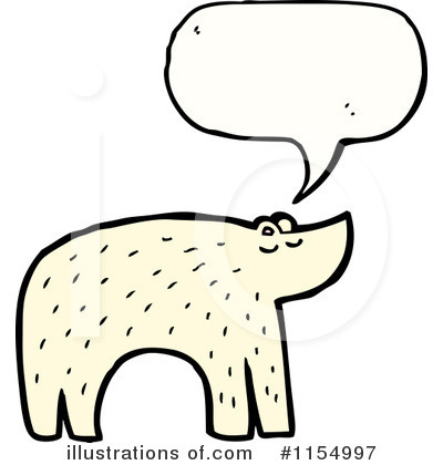 Royalty-Free (RF) Polar Bear Clipart Illustration by lineartestpilot - Stock Sample #1154997