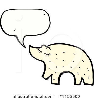Royalty-Free (RF) Polar Bear Clipart Illustration by lineartestpilot - Stock Sample #1155000