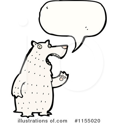 Royalty-Free (RF) Polar Bear Clipart Illustration by lineartestpilot - Stock Sample #1155020