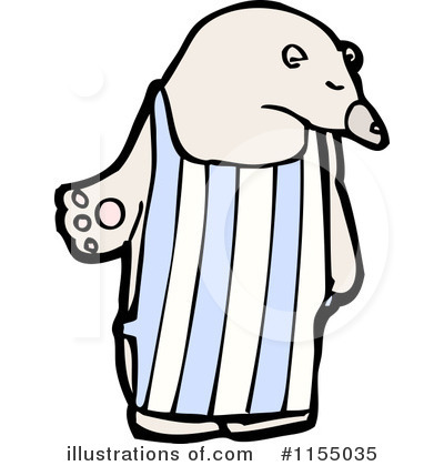 Royalty-Free (RF) Polar Bear Clipart Illustration by lineartestpilot - Stock Sample #1155035
