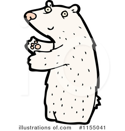 Royalty-Free (RF) Polar Bear Clipart Illustration by lineartestpilot - Stock Sample #1155041