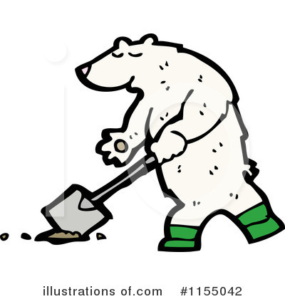 Royalty-Free (RF) Polar Bear Clipart Illustration by lineartestpilot - Stock Sample #1155042