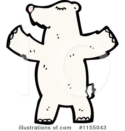 Royalty-Free (RF) Polar Bear Clipart Illustration by lineartestpilot - Stock Sample #1155043