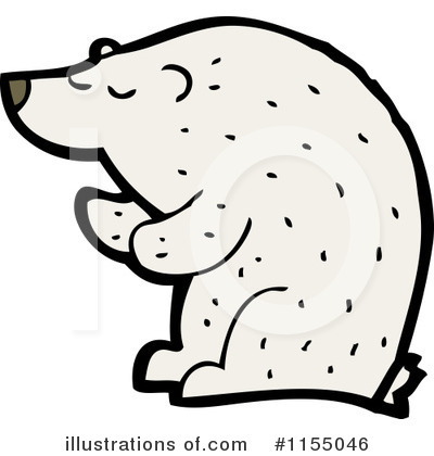 Royalty-Free (RF) Polar Bear Clipart Illustration by lineartestpilot - Stock Sample #1155046