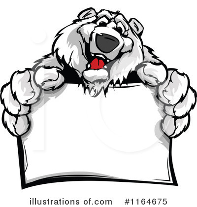 Polar Bear Clipart #1164675 by Chromaco