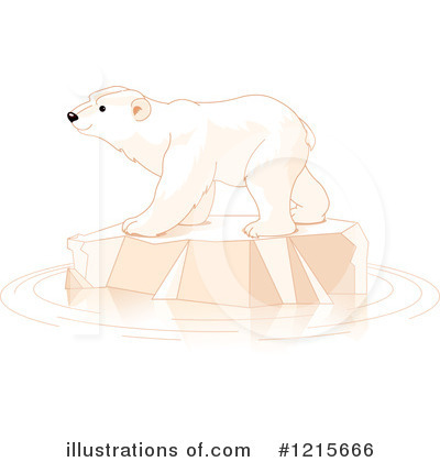 Royalty-Free (RF) Polar Bear Clipart Illustration by Pushkin - Stock Sample #1215666