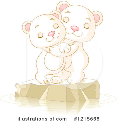 Royalty-Free (RF) Polar Bear Clipart Illustration by Pushkin - Stock Sample #1215668