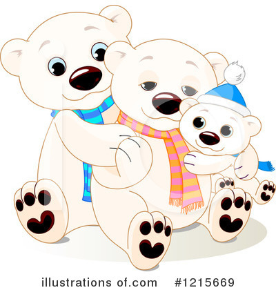 Royalty-Free (RF) Polar Bear Clipart Illustration by Pushkin - Stock Sample #1215669