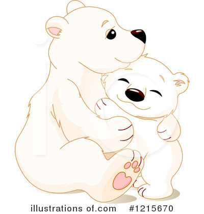 Royalty-Free (RF) Polar Bear Clipart Illustration by Pushkin - Stock Sample #1215670