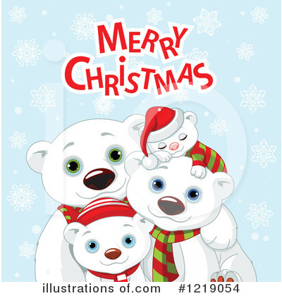 Royalty-Free (RF) Polar Bear Clipart Illustration by Pushkin - Stock Sample #1219054