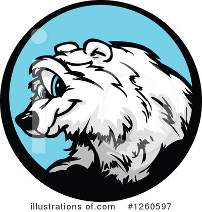 Polar Bear Clipart #1260597 by Chromaco