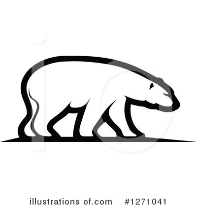 Royalty-Free (RF) Polar Bear Clipart Illustration by Vector Tradition SM - Stock Sample #1271041
