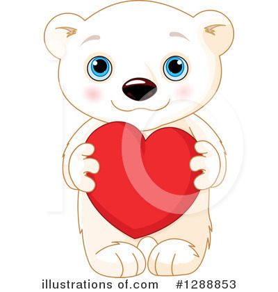 Royalty-Free (RF) Polar Bear Clipart Illustration by Pushkin - Stock Sample #1288853