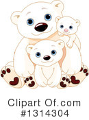 Polar Bear Clipart #1314304 by Pushkin