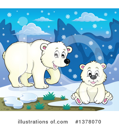 Royalty-Free (RF) Polar Bear Clipart Illustration by visekart - Stock Sample #1378070
