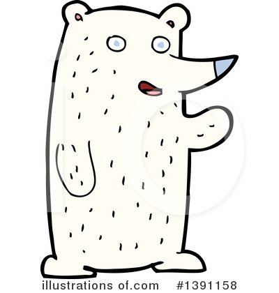 Royalty-Free (RF) Polar Bear Clipart Illustration by lineartestpilot - Stock Sample #1391158
