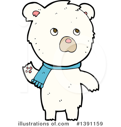 Royalty-Free (RF) Polar Bear Clipart Illustration by lineartestpilot - Stock Sample #1391159
