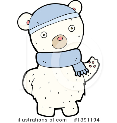 Royalty-Free (RF) Polar Bear Clipart Illustration by lineartestpilot - Stock Sample #1391194
