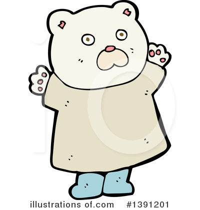Royalty-Free (RF) Polar Bear Clipart Illustration by lineartestpilot - Stock Sample #1391201