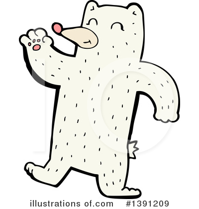 Royalty-Free (RF) Polar Bear Clipart Illustration by lineartestpilot - Stock Sample #1391209