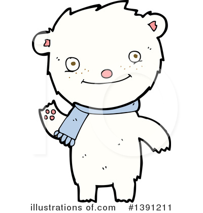 Royalty-Free (RF) Polar Bear Clipart Illustration by lineartestpilot - Stock Sample #1391211