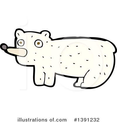 Polar Bear Clipart #1391232 by lineartestpilot