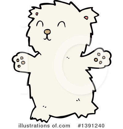 Polar Bear Clipart #1391240 by lineartestpilot