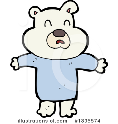 Royalty-Free (RF) Polar Bear Clipart Illustration by lineartestpilot - Stock Sample #1395574