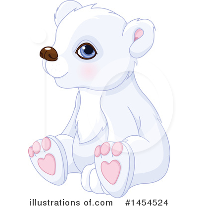 Royalty-Free (RF) Polar Bear Clipart Illustration by Pushkin - Stock Sample #1454524