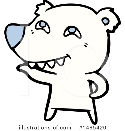 Royalty-Free (RF) Polar Bear Clipart Illustration by lineartestpilot - Stock Sample #1485420