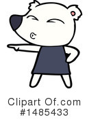 Polar Bear Clipart #1485433 by lineartestpilot