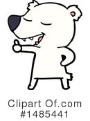Polar Bear Clipart #1485441 by lineartestpilot