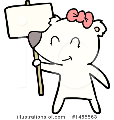 Royalty-Free (RF) Polar Bear Clipart Illustration by lineartestpilot - Stock Sample #1485563