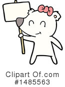 Polar Bear Clipart #1485563 by lineartestpilot