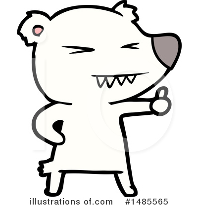 Royalty-Free (RF) Polar Bear Clipart Illustration by lineartestpilot - Stock Sample #1485565