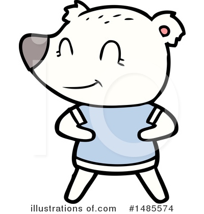 Royalty-Free (RF) Polar Bear Clipart Illustration by lineartestpilot - Stock Sample #1485574
