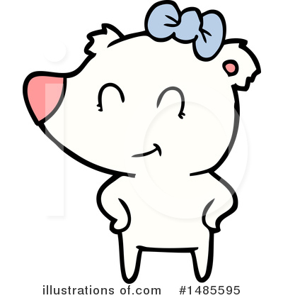 Royalty-Free (RF) Polar Bear Clipart Illustration by lineartestpilot - Stock Sample #1485595