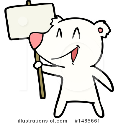 Royalty-Free (RF) Polar Bear Clipart Illustration by lineartestpilot - Stock Sample #1485661