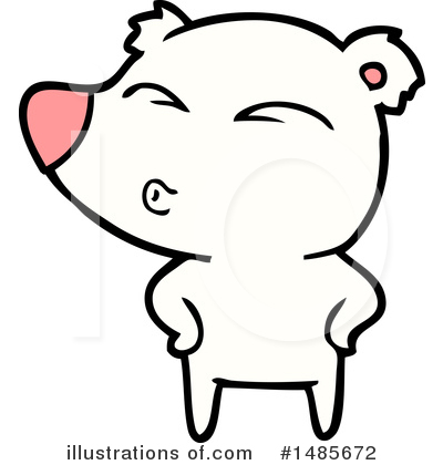 Royalty-Free (RF) Polar Bear Clipart Illustration by lineartestpilot - Stock Sample #1485672