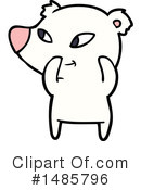 Polar Bear Clipart #1485796 by lineartestpilot